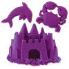 Kinetic Sand 2lbs Violetinis žaidimų smėlis, formuojamas sensorinis žaislas vaikams, daugkartinio naudojimo maišelis (pakuotė gali skirtis), nuo 3 metų
