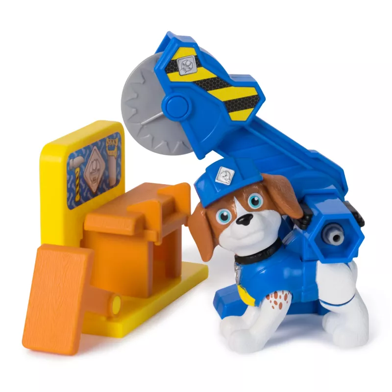Figūrų rinkinys Usorteret Rubble & Wheeler Power Tool Pups su 2 įrankiais ir 2 statybiniais aksesuarais, nuo 3 m.