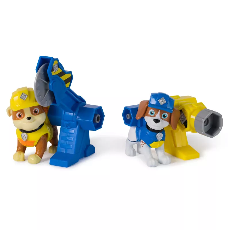 Figūrų rinkinys Usorteret Rubble & Wheeler Power Tool Pups su 2 įrankiais ir 2 statybiniais aksesuarais, nuo 3 m.