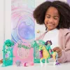 Unicorn Academy, Ava lėlė ir spalvą keičianti Leaf arklidės žaidimų rinkinys, Velykų dovanų idėja, 15 aksesuarų, lėlės ir vienaragiai mergaitėms nuo 4 metų
