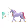Spin Master Unicorn Academy Wildstar vienaragio figūrėlė 11 colių su permatomais balnu ir kamanomis, įvairiaspalvė, plastikas, nuo 4 metų
