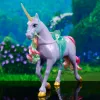 Spin Master Unicorn Academy Wildstar vienaragio figūrėlė 11 colių su permatomais balnu ir kamanomis, įvairiaspalvė, plastikas, nuo 4 metų
