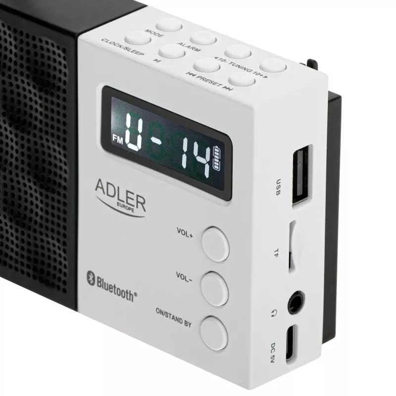 Adler AD 1908 PLL AM/FM skaitmeninis radijas su žadintuvu
