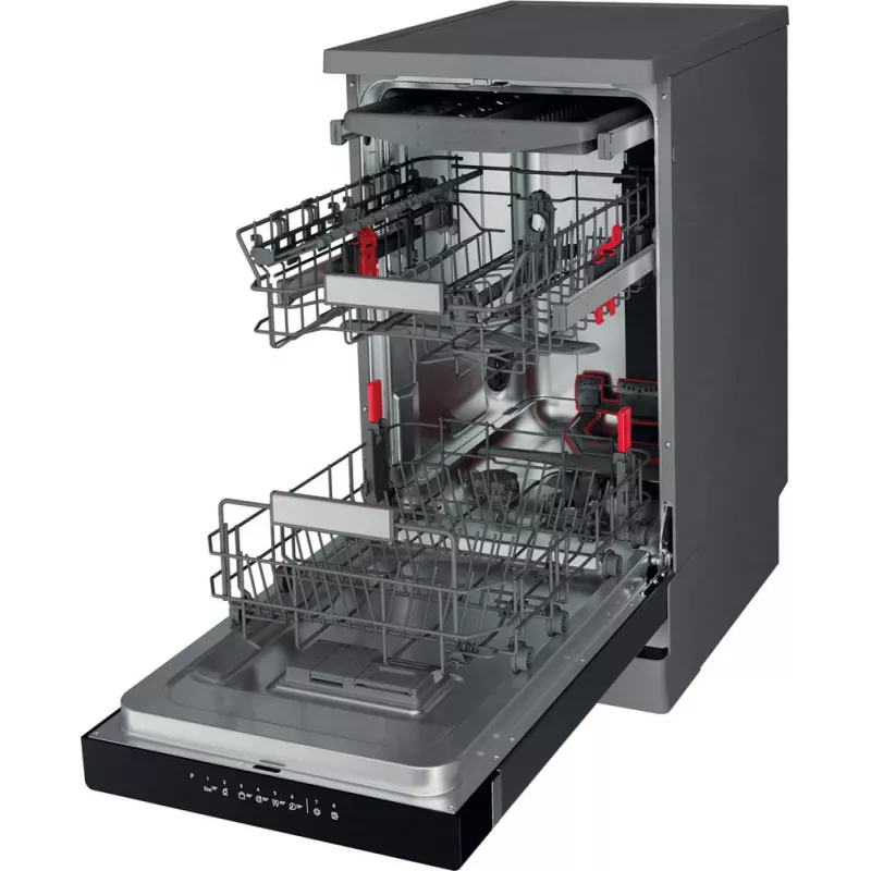 Whirlpool WSBO 3O34 PF X pusiau įmontuojamas indaplovė 10 komplektų