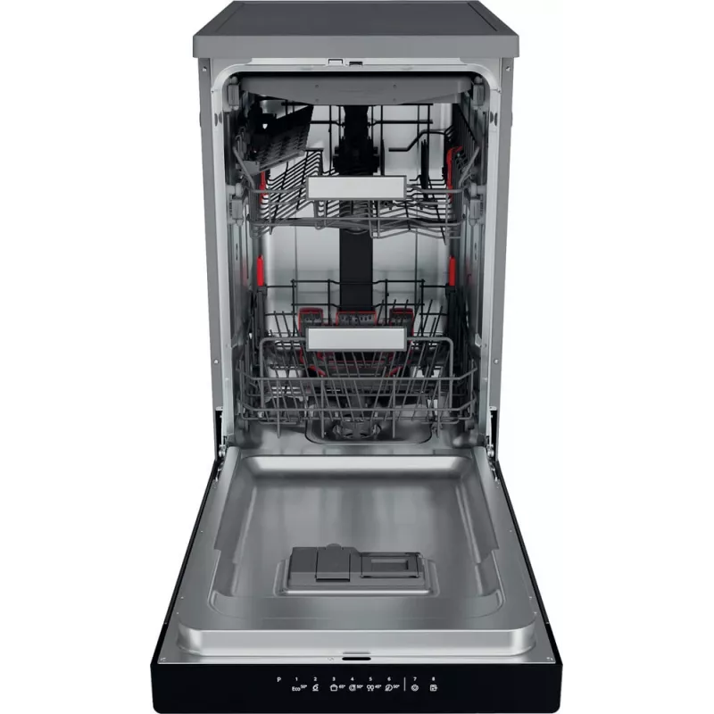 Whirlpool WSBO 3O34 PF X pusiau įmontuojamas indaplovė 10 komplektų