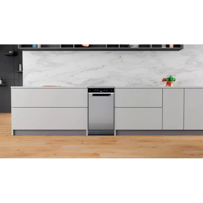 Whirlpool WSBO 3O34 PF X pusiau įmontuojamas indaplovė 10 komplektų