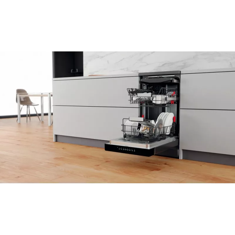 Whirlpool WSBO 3O34 PF X pusiau įmontuojamas indaplovė 10 komplektų