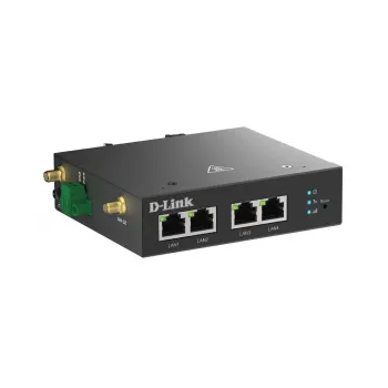 Maršrutizatorius koriniam tinklui D-Link DWM-314-T 4G LTE VPN juodas DIN bėgeliui