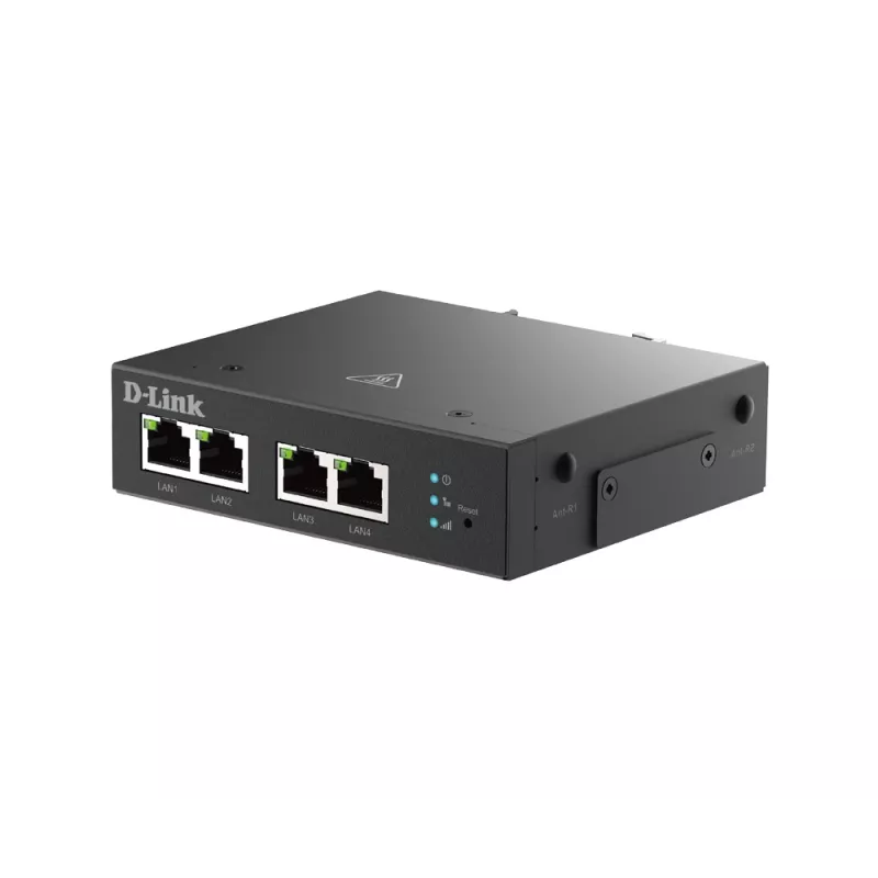 Maršrutizatorius koriniam tinklui D-Link DWM-314-T 4G LTE VPN juodas DIN bėgeliui