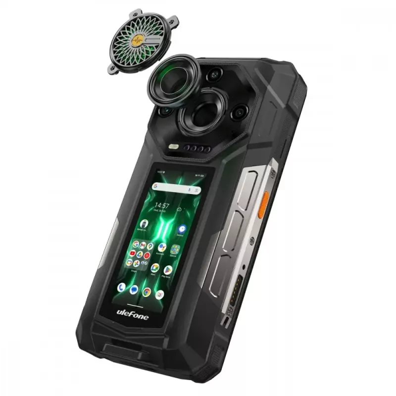 Išmanusis telefonas UleFone Armor 33 Pro 5G 6,3 colio 16GB/512GB Juodas, energijos klasė A