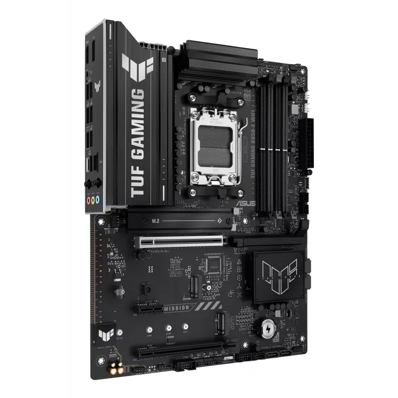 Motininė plokštė ASUS TUF GAMING B850-E WIFI, AMD B850, Socket AM5, ATX, DDR5, 4x DIMM, 3x M.2, Wi‑Fi 6E, 2.5Gb LAN