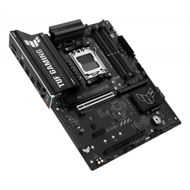 Motininė plokštė ASUS TUF GAMING B850-E WIFI, AMD B850, Socket AM5, ATX, DDR5, 4x DIMM, 3x M.2, Wi‑Fi 6E, 2.5Gb LAN
