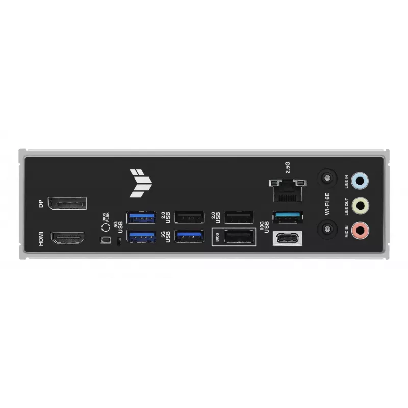 Motininė plokštė ASUS TUF GAMING B850-E WIFI, AMD B850, Socket AM5, ATX, DDR5, 4x DIMM, 3x M.2, Wi‑Fi 6E, 2.5Gb LAN