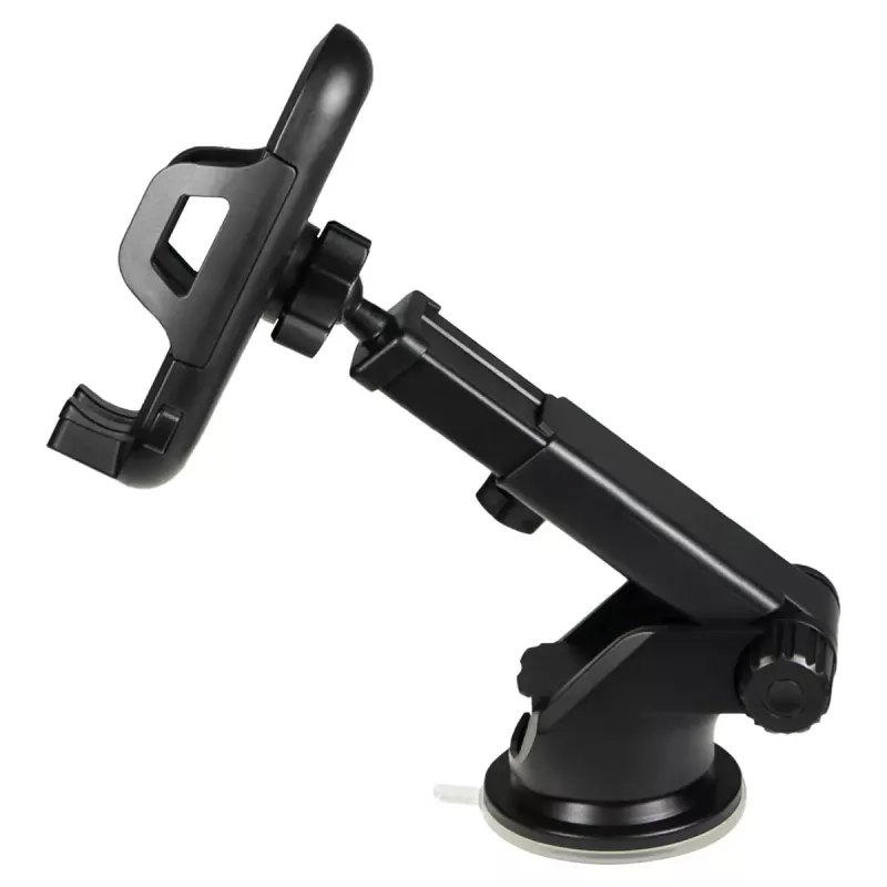 Savio CH-04 automobilinis telefono laikiklis, tvirtinamas prie priekinio stiklo / prietaisų skydelio, juodas