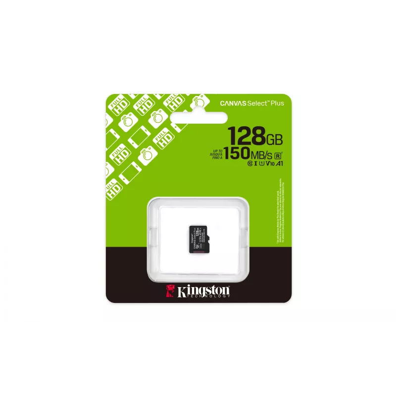 Kingston Canvas Select Plus 128GB microSDXC A1 150MB/s