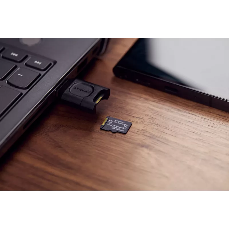 Kingston Canvas Select Plus 1TB microSDXC Gen3 150R A1 be adapterio
