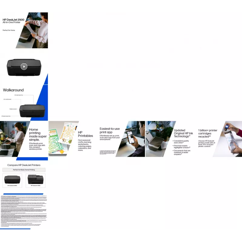 HP DeskJet 2910 belaidis daugiafunkcis spausdintuvas, spalvotas, terminis rašalinis, 4800x1200 DPI