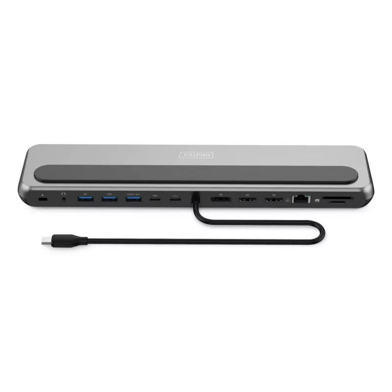 Digitus USB-C 8K dokstotelė 12 prievadų USB 3.2 Gen 2 100W