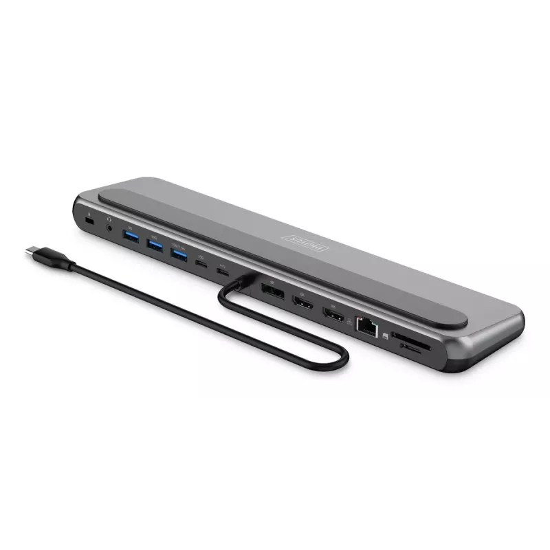 Digitus USB-C 8K dokstotelė 12 prievadų USB 3.2 Gen 2 100W