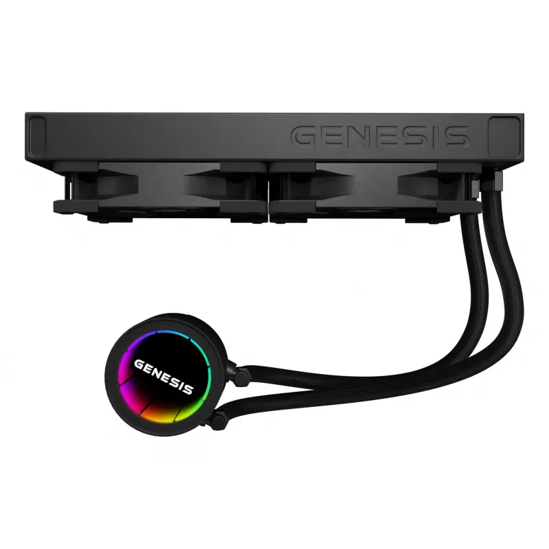 GENESIS NLG-2318 procesoriaus aušinimo sistema All-in-one skysčio aušintuvas Juoda