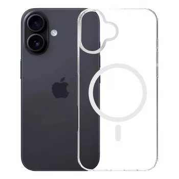 3MK Armor MagCase apsauginis dėklas iPhone 16, 6,1 colio (15,5 cm), permatomas, PC+TPU
