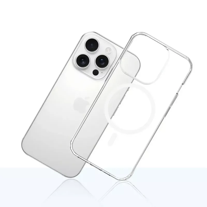 3MK Armor MagCase permatomas dangtelis iPhone 16 Pro, 16 cm (6,3 colio) ekranui, PC+TPU