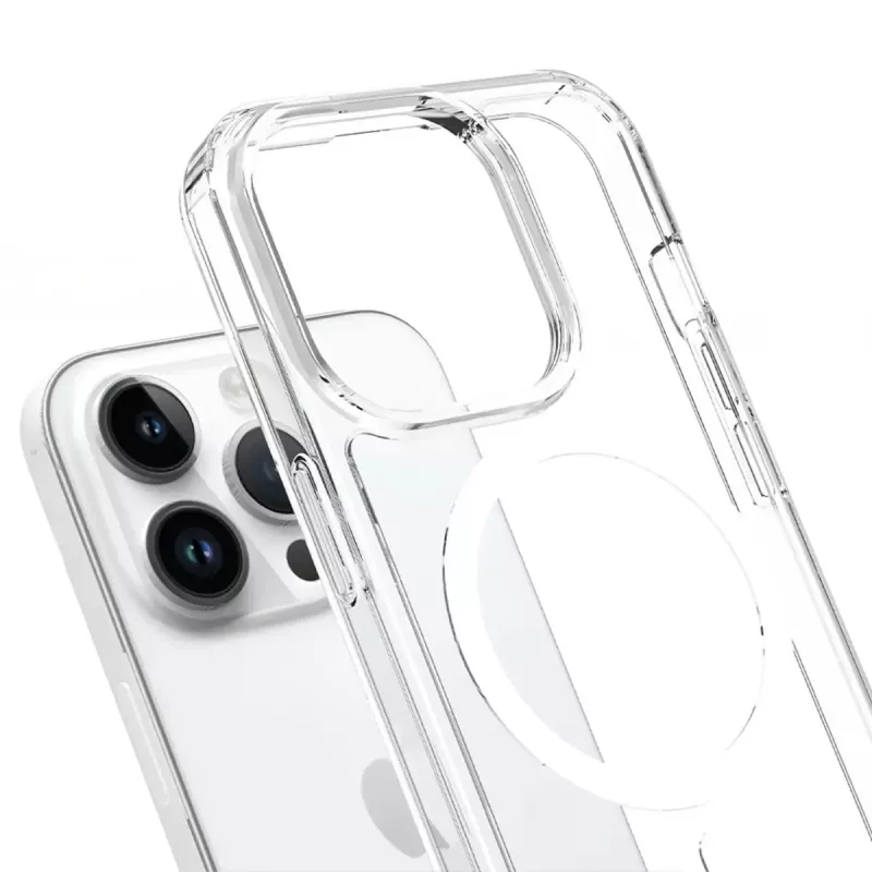 3MK Armor MagCase permatomas dangtelis iPhone 16 Pro, 16 cm (6,3 colio) ekranui, PC+TPU
