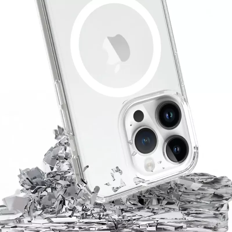 3MK Armor MagCase permatomas dangtelis iPhone 16 Pro, 16 cm (6,3 colio) ekranui, PC+TPU