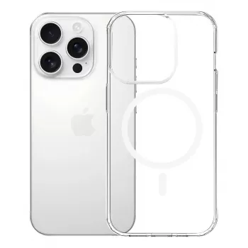 3MK Armor MagCase permatomas dangtelis iPhone 16 Pro, 16 cm (6,3 colio) ekranui, PC+TPU