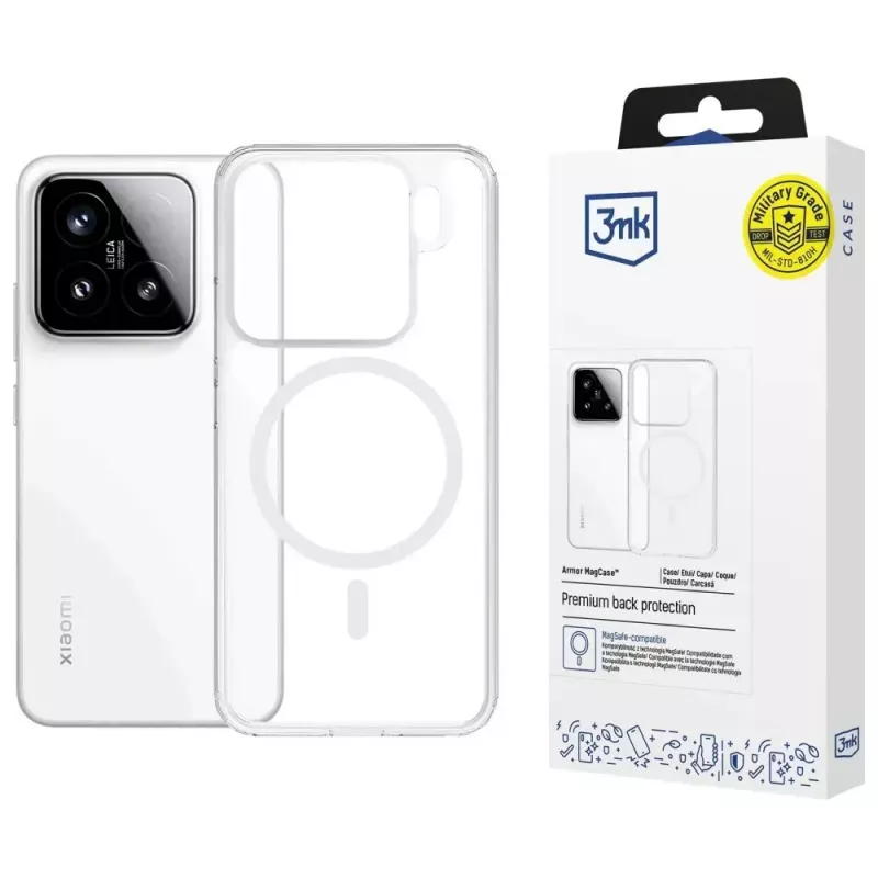 3MK Armor MagCase dėklas Xiaomi 15 – patvarus, lengvas apsauginis dėklas