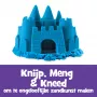 Kinetic Sand 2 svarų mėlynas žaidimų smėlis, formuojamas sensorinis žaislas vaikams, daugkartinio uždarymo maišelis
