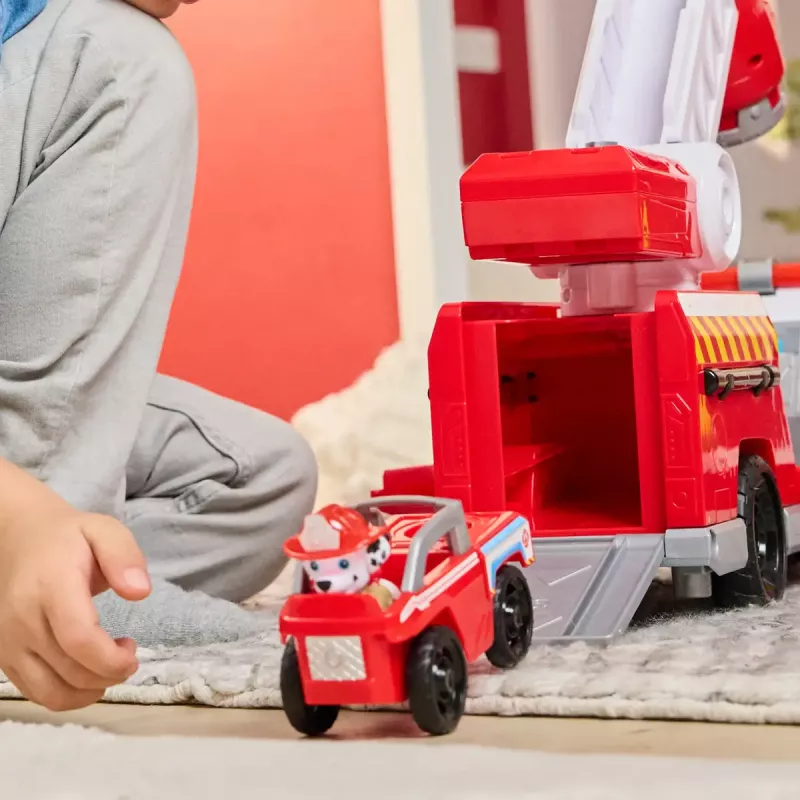 GAISRINĖ MAŠINA PAW Patrol Rapid Reload su Maršalo figūrėle (pažeista pakuotė)