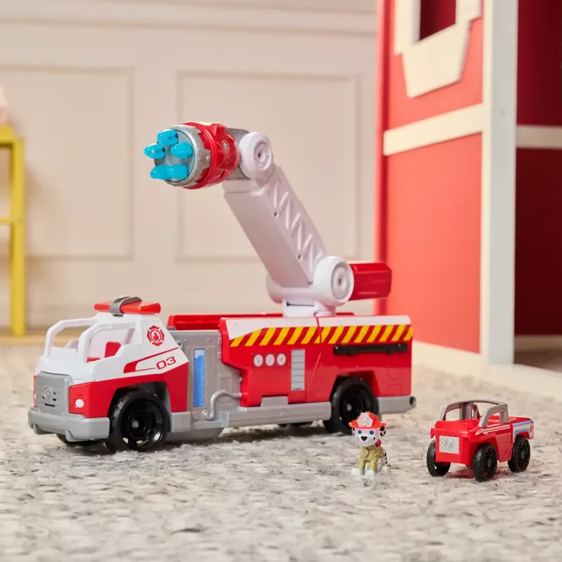 GAISRINĖ MAŠINA PAW Patrol Rapid Reload su Maršalo figūrėle (pažeista pakuotė)