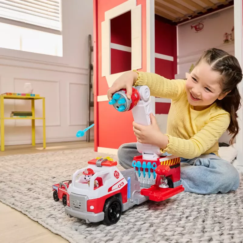 GAISRINĖ MAŠINA PAW Patrol Rapid Reload su Maršalo figūrėle (pažeista pakuotė)