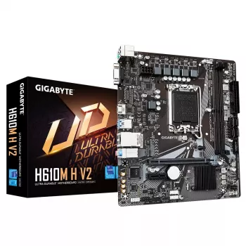 Motininė plokštė GIGABYTE H610M H V2, Intel H610, LGA 1700, Micro ATX