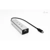 i-tec Metal USB-C įkrovimo stotelė 5 prievadai su USB-C vaizdo išvedimu 8K + Power Delivery 85W