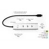 i-tec Metal USB-C įkrovimo stotelė 5 prievadai su USB-C vaizdo išvedimu 8K + Power Delivery 85W