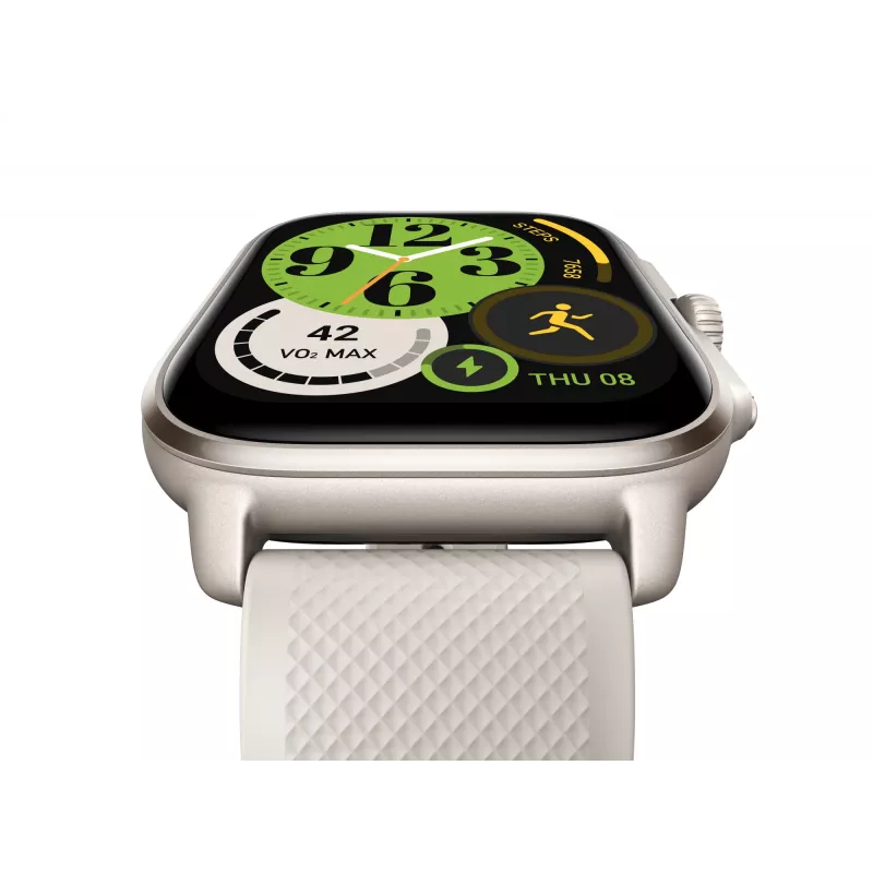 Amazfit Cheetah 4.45 cm (1.75 col.) AMOLED Skaitmeninis 390 x 450 pikselių Liečiamas ekranas Baltas GPS (palydovas)