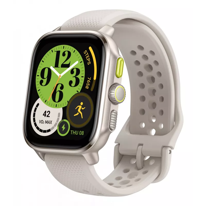 Amazfit Cheetah 4.45 cm (1.75 col.) AMOLED Skaitmeninis 390 x 450 pikselių Liečiamas ekranas Baltas GPS (palydovas)