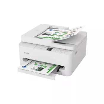 Daugiafunkcinis rašalinis spausdintuvas Canon PIXMA TS7550i — A4, 1200×1200 DPI, Wi‑Fi, spalvotas nuskaitymas/kopijavimas, dvipusė spauda (baltas)