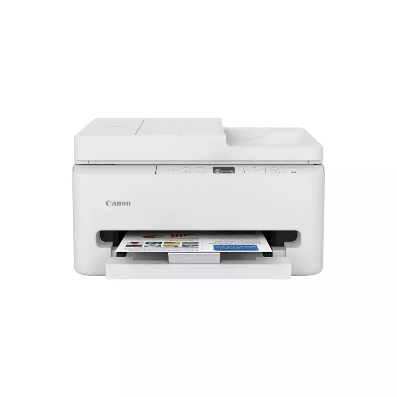 Daugiafunkcinis rašalinis spausdintuvas Canon PIXMA TS7550i — A4, 1200×1200 DPI, Wi‑Fi, spalvotas nuskaitymas/kopijavimas, dvipusė spauda (baltas)