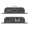 DIGITUS HDMI IP Extender rinkinys – 4K/60Hz 120/200 m, vienas prie daugelio, CAT, juodas
