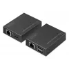 DIGITUS HDMI KVM išplėtimo rinkinys - 4K/30Hz 40/70m PoC juodas