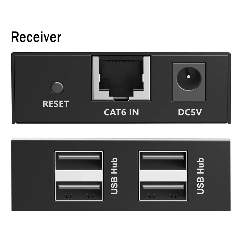DIGITUS USB 2.0 ilgintuvas 4x USB-A prievadai 150 m CAT6
