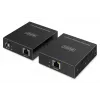 USB 3.2 Gen1 CAT prailgintuvas DIGITUS DA-73121 — 5 Gbps, 4 prievadai (3× USB-A, 1× USB-C), 100 m, maitinimas nuolatinės srovės