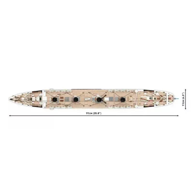Konstruktorius Cobi R.M.S. Titanic modelis, 3260 plastikinių blokelių (COBI-1686)