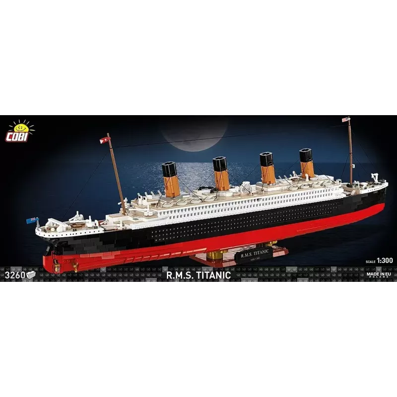 Konstruktorius Cobi R.M.S. Titanic modelis, 3260 plastikinių blokelių (COBI-1686)