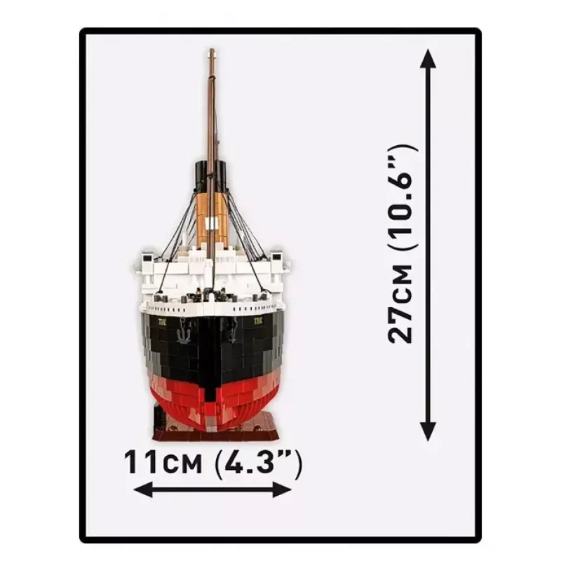Konstruktorius Cobi R.M.S. Titanic modelis, 3260 plastikinių blokelių (COBI-1686)