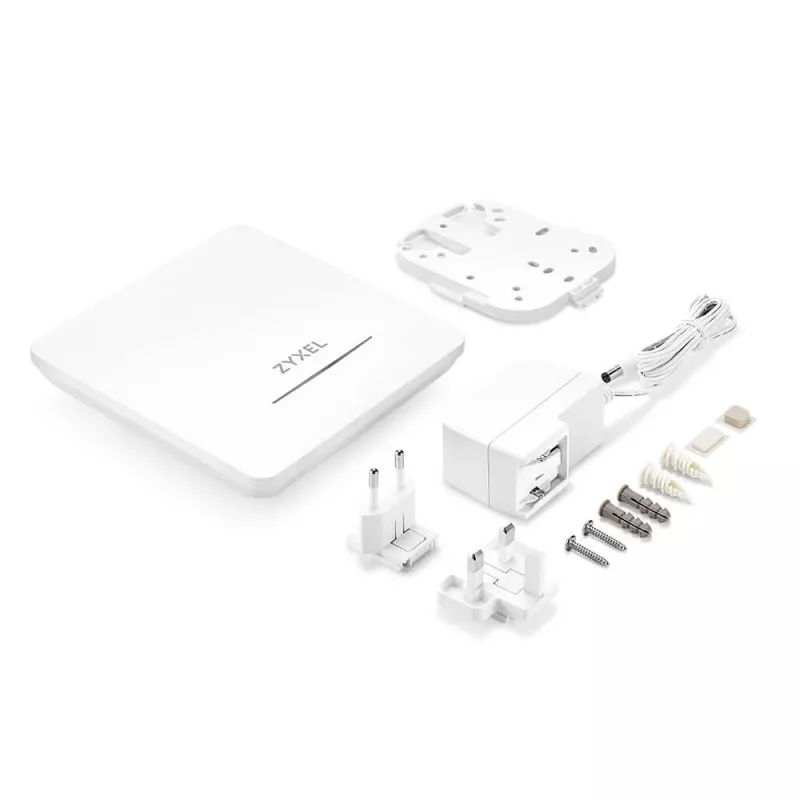 Belaidžio ryšio prieigos taškas Zyxel NWA50BE — dviejų juostų 2,4/5 GHz, 4324 Mbps, PoE, 1x RJ‑45