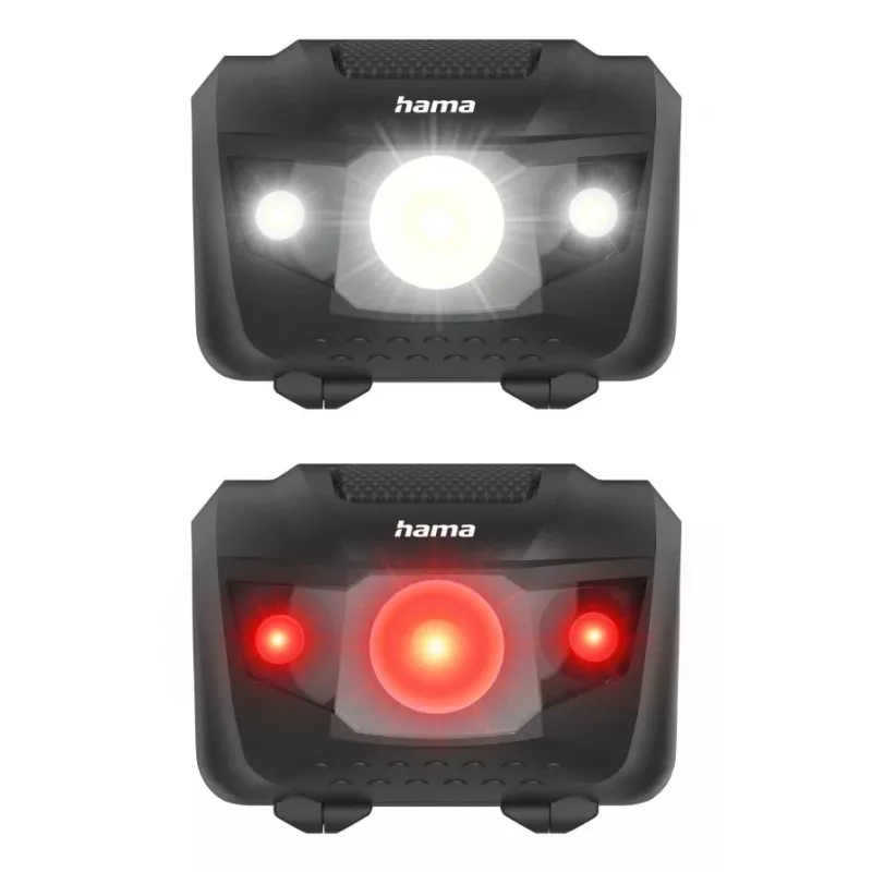 Hama HL200 galvos žibintuvėlis LED juodas/mėlynas/geltonas